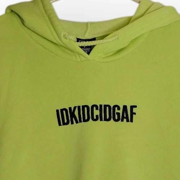 Rue21 Women's Or Men's Neon Green Pullover Size L NWOT - Picture 4 of 5